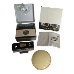 Polaroid Close Up Kit #583 Attachment For Color Pack Cameras Accessory Lens Vtg